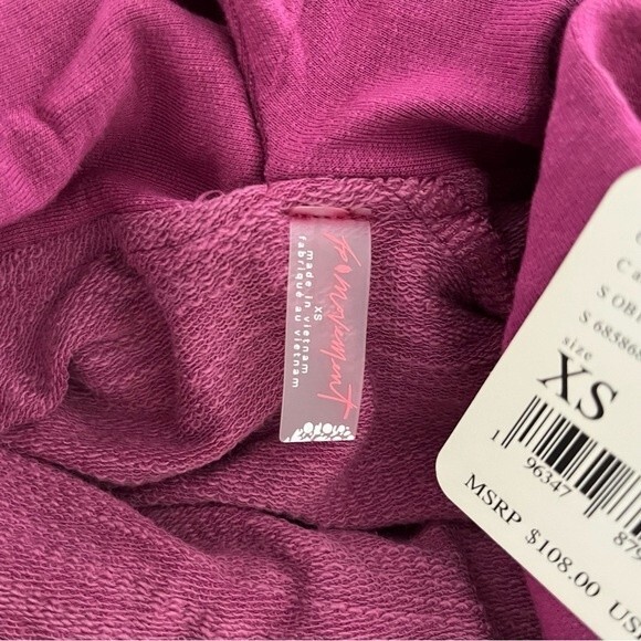 NWT Free People Love Spell One-Piece Romper, Aubergine, Size XS - Picture 12 of 15